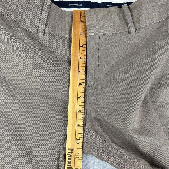 Banana Republic Pants Womens 10 Jackson Fit Stretch Wool Blend Flare Trousers - Picture 8 of 12